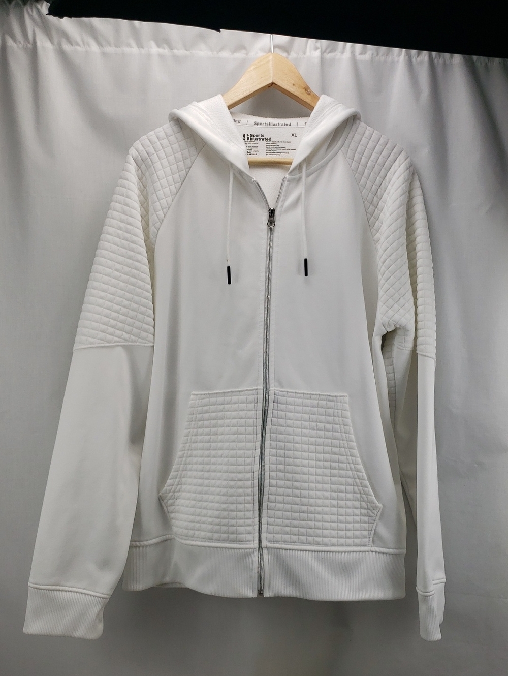 Sports Illustrated White Zip Up Jacket Men's Size XL